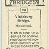 Vicksburg Bridge, Mississippi.