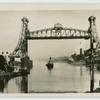 New lift span bridge, River Tees.