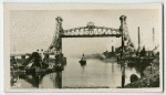 New lift span bridge, River Tees.