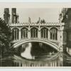 "Bridge of Sighs" St. John's College, Cambridge, England.