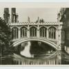 Bridge of Sighs" St. John's College, Cambridge, England.