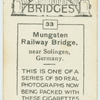 Mungsten Railway Bridge near Solingen, Germany.