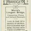 World's longest bridge connecting Funen and Jutland, Denmakr.