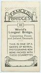 World's longest bridge connecting Funen and Jutland, Denmakr.