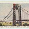 George Washington Bridge (River Hudson).
