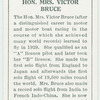 Hon. Mrs. Victor Bruce.