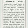 Captain W. L. Hope.