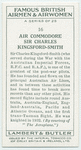 Air Commodore Sir Charles Kingsford-Smith.