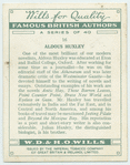 Aldous Huxley.