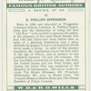 E. Phillips Oppenheim.