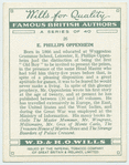 E. Phillips Oppenheim.