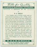 H. G. Wells.