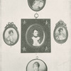 Reduced photographs of the ivory miniatures, with their corresponding numbers in this catalogue