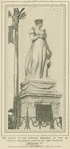 The statue of the Empress Josephine at Fort de France, Martinique, erected by her grandson Napoleon III