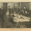 William Traverse Jerome at his campaign headquarters