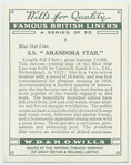 S. S. "Arandora Star".