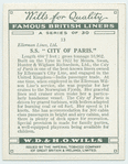 S. S. "City of Paris".