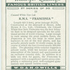 H. M. S. Franconia.