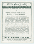 R. M. S. Strathnaver.