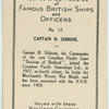 Captain H. Sibbons.