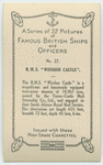 H. M. S. "Windsor Castle".