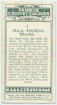 M.C.C. Touring Teams.
