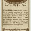 Wilkinson, Lieut. A.C., Army.