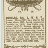 Douglas, Col. J.W.H.T., Essex.