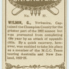 Wilson, G., Yorkshire.