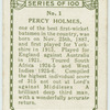 Percy Holmes, Yorkshire.