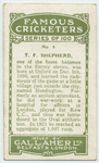 T.F. Shepherd, Surrey.
