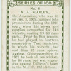 A.A. Mailey, New South Wales.
