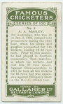 A.A. Mailey, New South Wales.