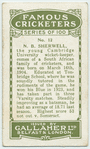N.B. Sherwell, Cambridge.