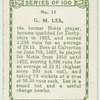 G. M. Lee, Derbyshire.