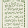 R.H. Bettington, Oxford Univ.