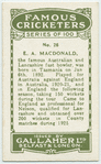 E. A. MacDonald, Lancashire.