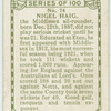 N. Haig, Middlesex.