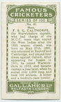 Hon. F.S.G. Calthorpe.
