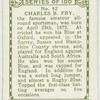 C.B. Fry, Sussex & Hampshire.