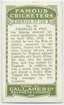 C.B. Fry, Sussex & Hampshire.