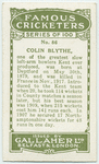 C. Blythe, Kent.