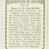 Hon. F.S. Jackson, Yorkshire.