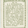 A.J. Richardson, South Australia.