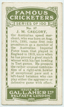 J.M. Gregory, New South Wales.