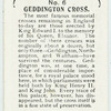 Geddington Cross.