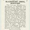 Blackfriars Cross.