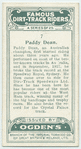 Paddy Dean.