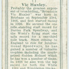 Vic Huxley.