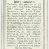 Billy Lamont.